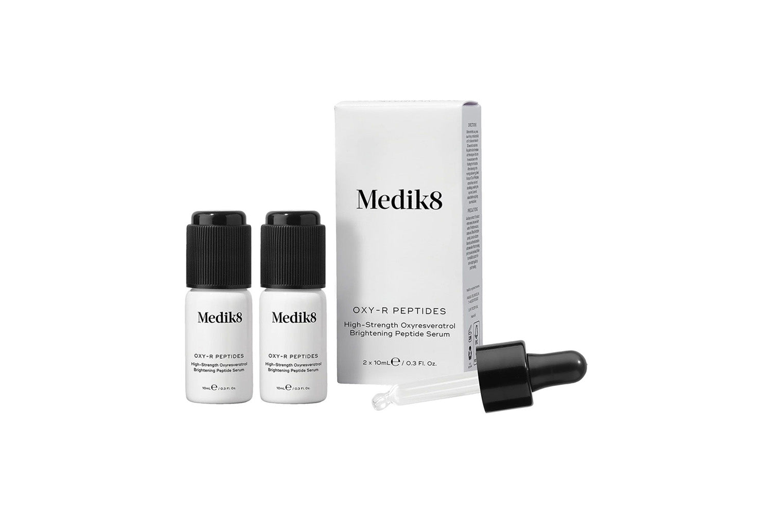 Envase del Oxy-R Peptides de Medik8.