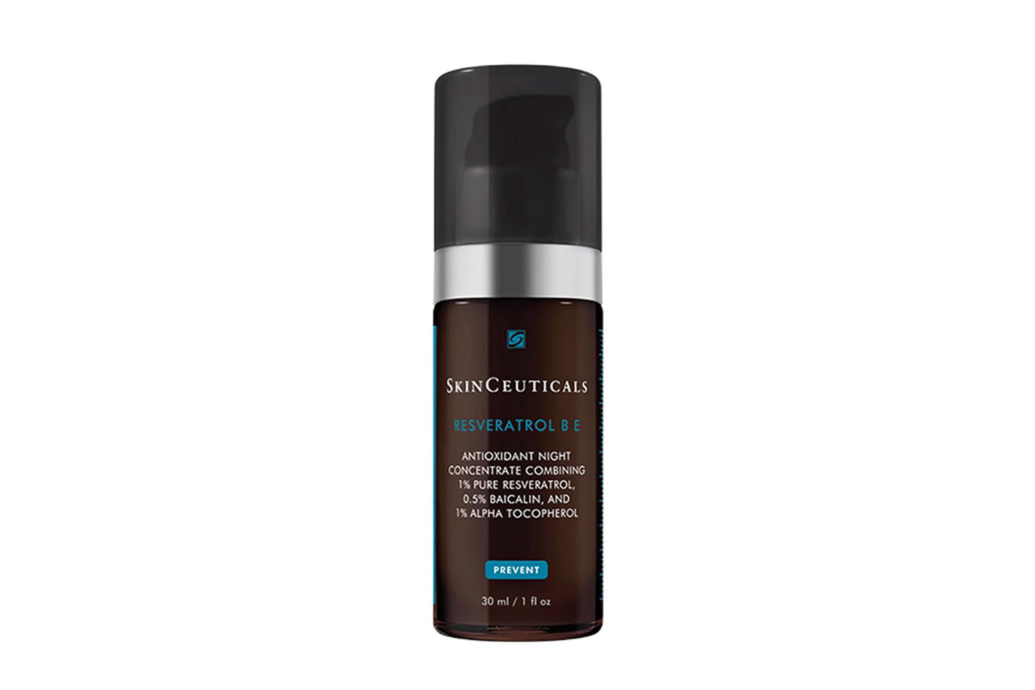 Envase del Resveratrol B E de Skinceuticals.