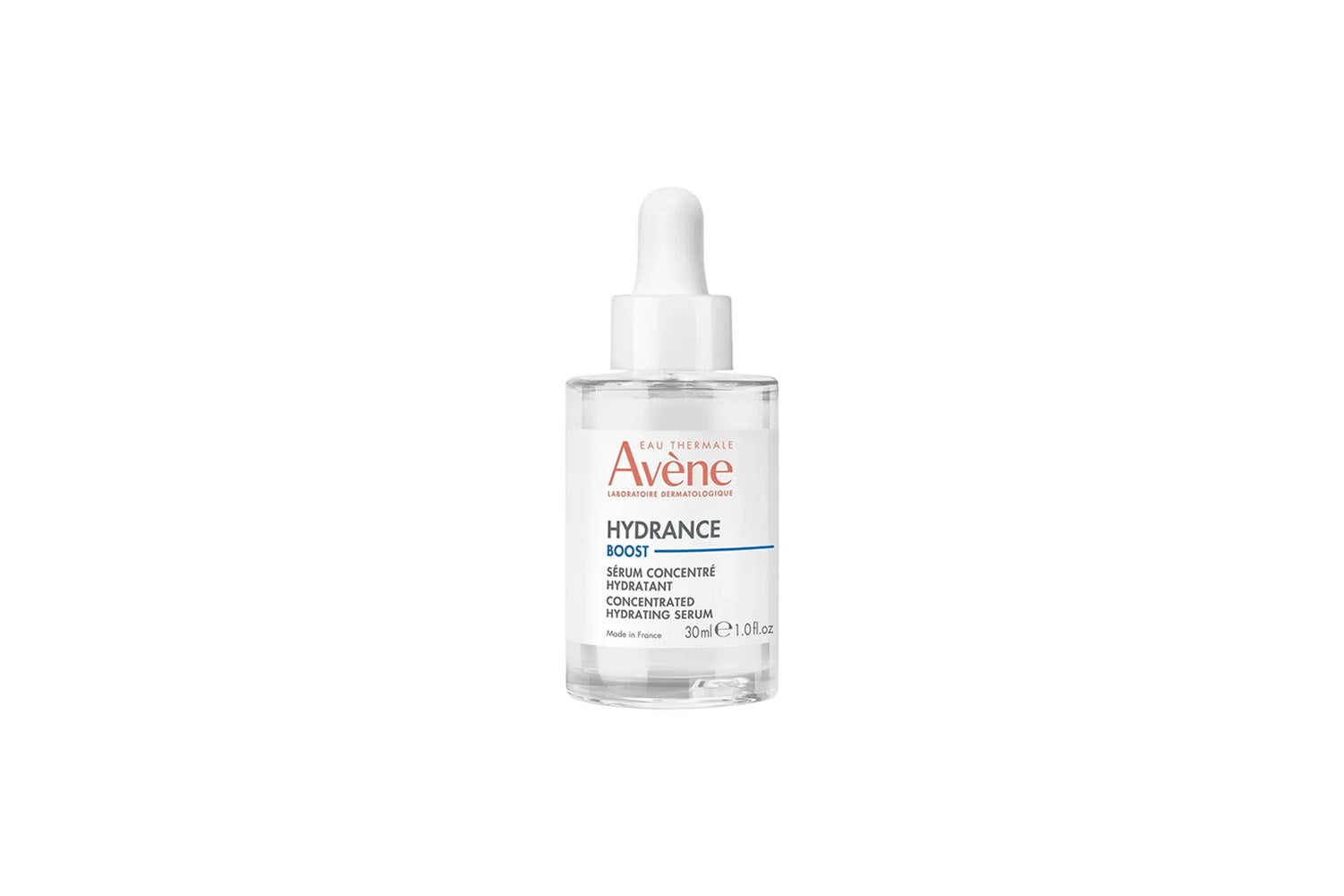 Envase del serum Hydrance Boost de Avene.