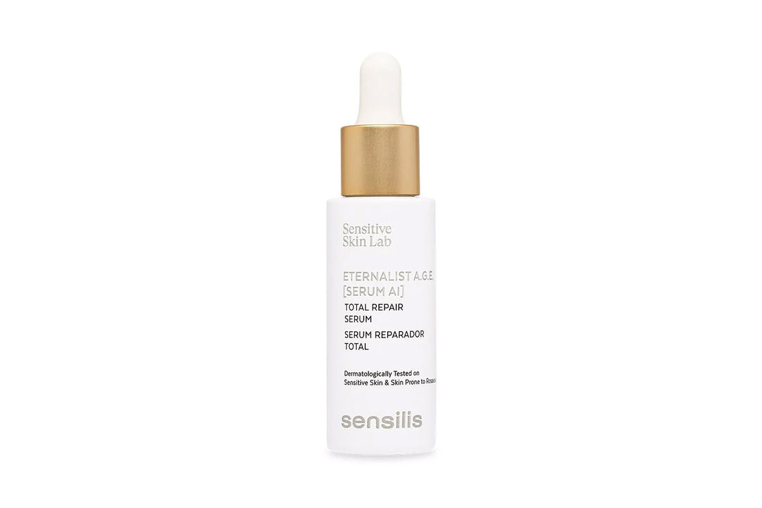 Envase Eternalist A.G.E. Total Repair Serum de Sesilis. 